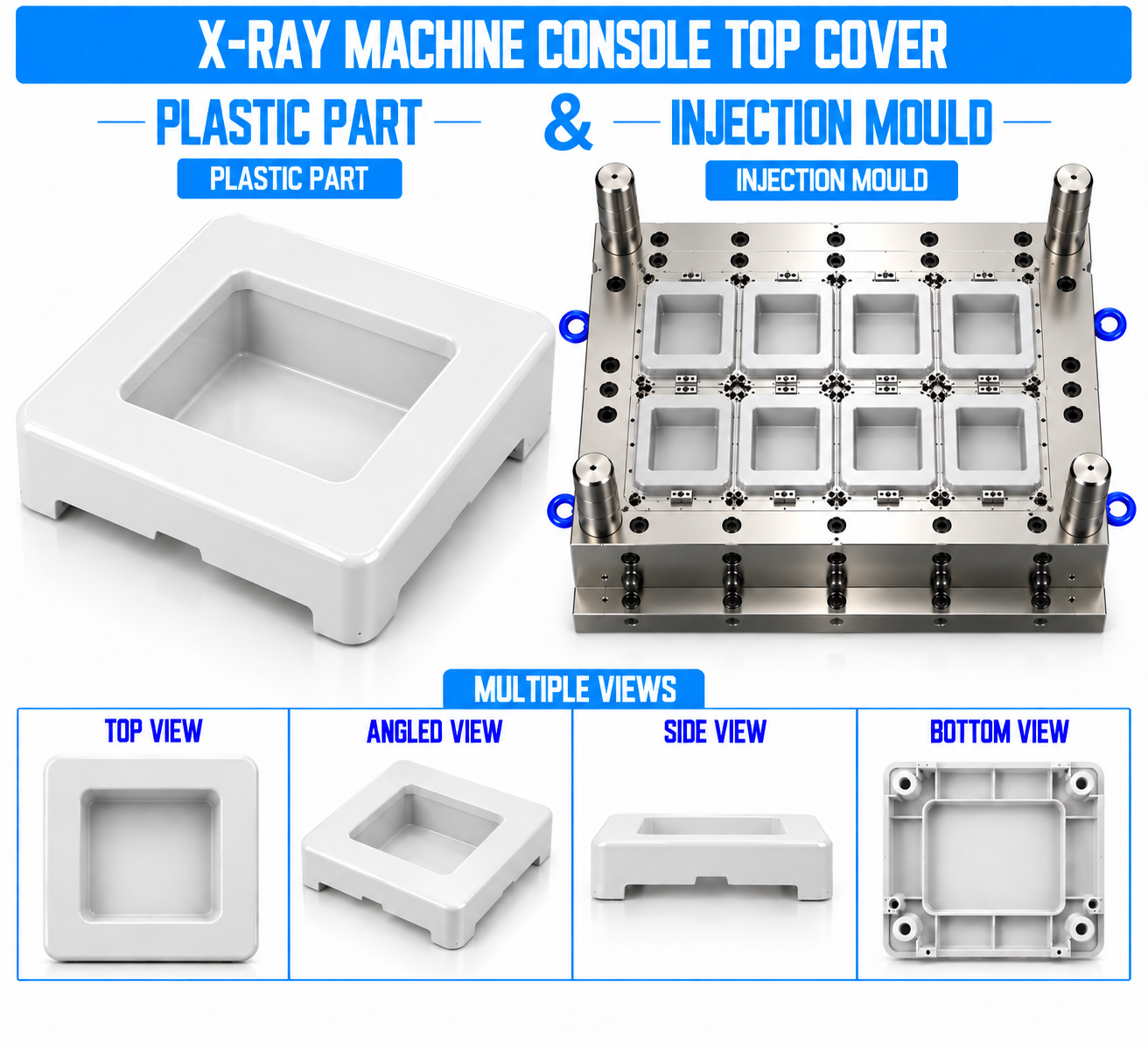 X-Ray Machine Plastic Console Top Cover Mould and Moulding Service